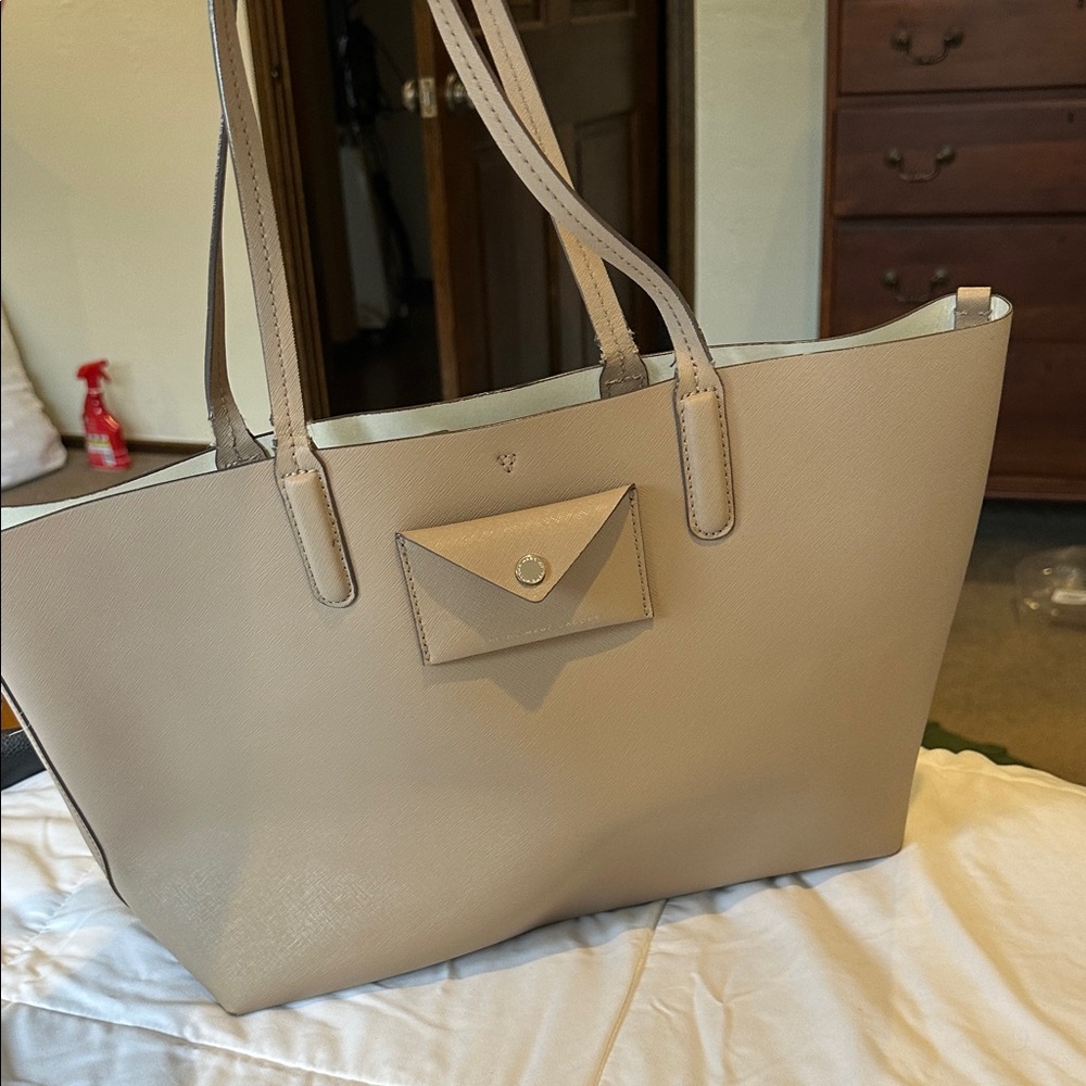 Marc by Marc Jacobs Elegant Cream Tote Bag, tan color